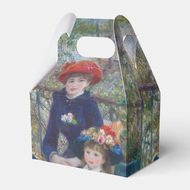 Renoir Two Sisters Terrace French Impressionism  Favour Box (Front Side)