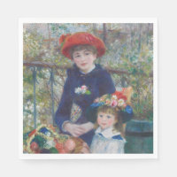 Renoir Two Sisters Terrace French Impressionism 