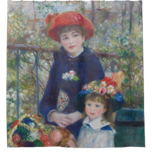 Renoir Two Sisters Terrace French Impressionism Shower Curtain