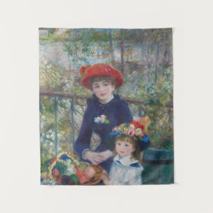 Renoir Two Sisters Terrace French Impressionism Tapestry