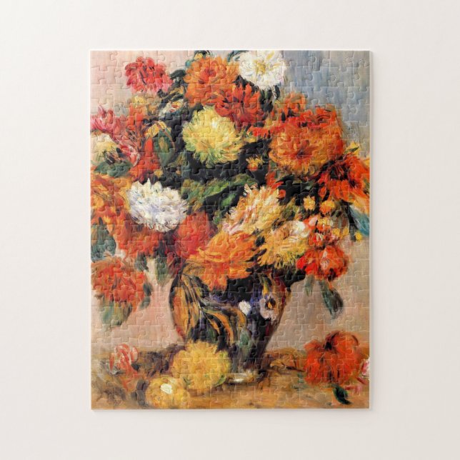Renoir - Vase of Flowers, 1884 Jigsaw Puzzle (Vertical)