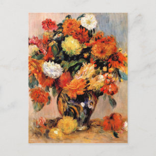 Renoir - Vase of Flowers, 1884 Postcard
