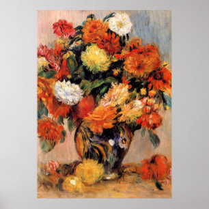 Renoir - Vase of Flowers, 1884 Poster
