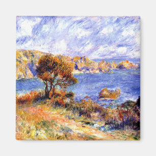 Renoir - View at Guernsey, famous painting Magnet
