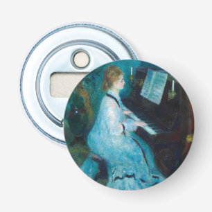 Renoir Woman at the Piano Vintage Impressionist Bottle Opener