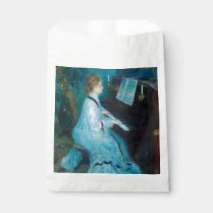 Renoir Woman at the Piano Vintage Impressionist Favour Bags