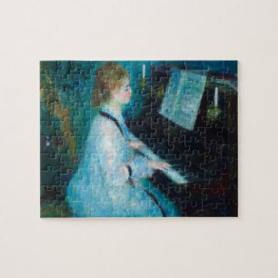 Renoir Woman at the Piano Vintage Impressionist  Jigsaw Puzzle