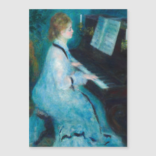 Renoir Woman Piano Music Musician