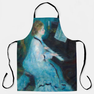 Renoir Woman Piano Music Musician Apron