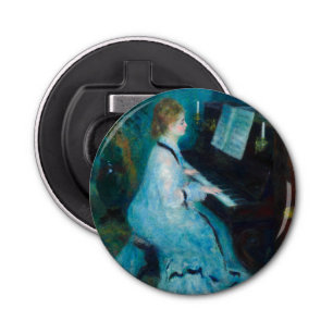 Renoir Woman Piano Music Musician Bottle Opener
