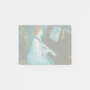 Renoir Woman Piano Music Musician Post-it Notes
