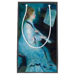 Renoir Woman Piano Music Musician Small Gift Bag