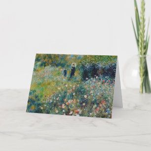 Renoir - Woman with a Parasol in a Garden Card