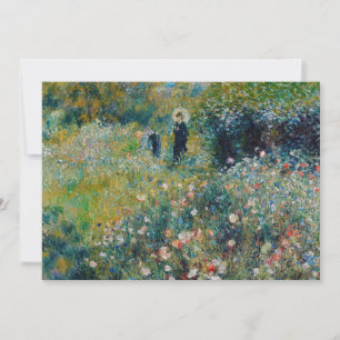 Renoir - Woman with a Parasol in a Garden Thank You Card