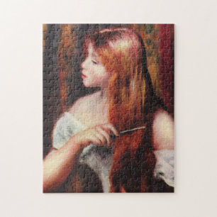 Renoir Young Girl Combing Her Hair Puzzle
