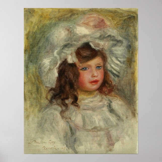 Renoir - Young Girl In A Hat 1905 Poster (Front)