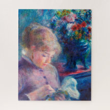 Renoir, Young Woman Sewing 
