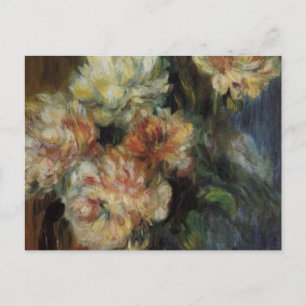 Renoir's A Vase of Peonies Postcard