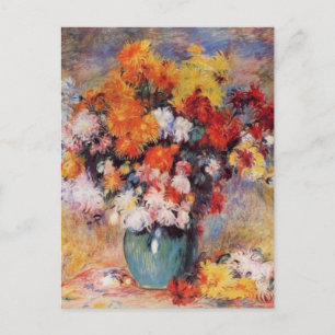Renoir's A Vase of Tulips and Anemones Postcard