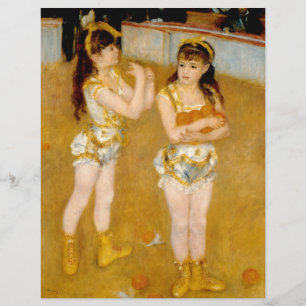 Renoir's Acrobats at the Cirque Fernando (1879) Flyer