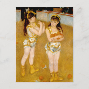 Renoir's Acrobats at the Cirque Fernando (1879) Invitation