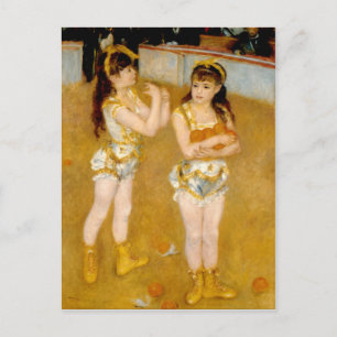 Renoir's Acrobats at the Cirque Fernando (1879) Postcard