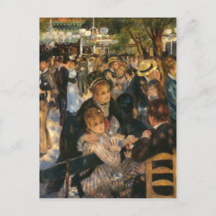 Renoir's Bal du de la Galette (1876) Postcard