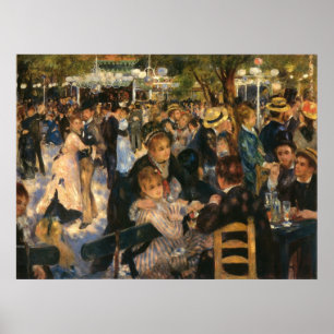 Renoir's Bal du de la Galette (1876) Poster