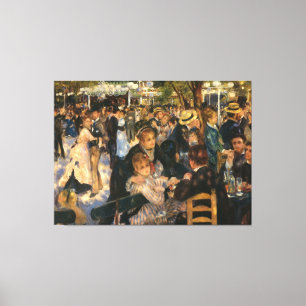 Renoir's Bal du moulin de la Galette (1876) Canvas Print