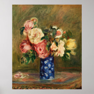 Renoir's Bouquet of Roses Poster