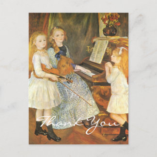 Renoir's Daughters of Catulle Mendes Postcard