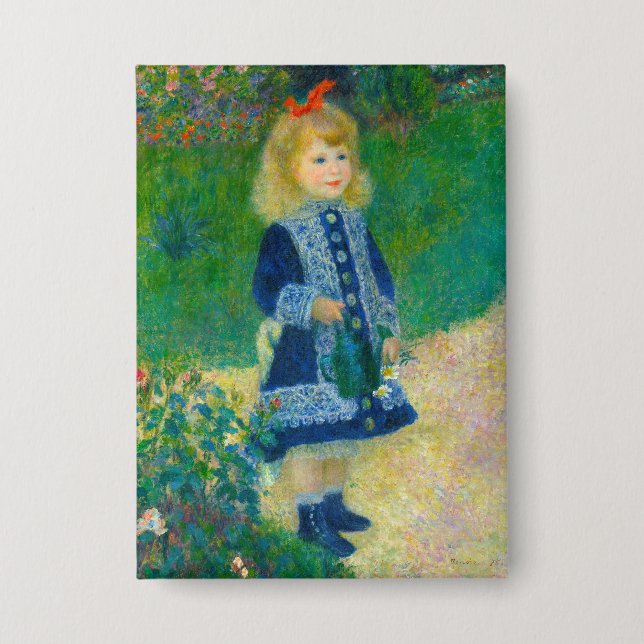 Renoir's Little Girl in Blue with Watering Can (Front)