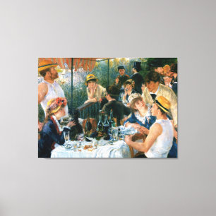 Renoir's Luncheon of the Boating Party (1881) Canvas Print