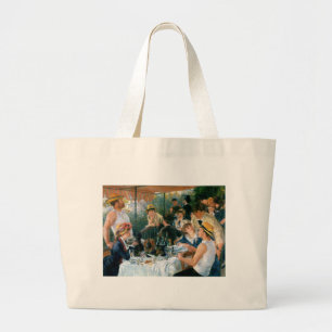 Renoir's Luncheon of the Boating Party (1881) Large Tote Bag
