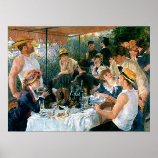 Renoir's Luncheon of the Boating Party (1881) Poster