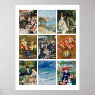 Renoir's Paintings Poster