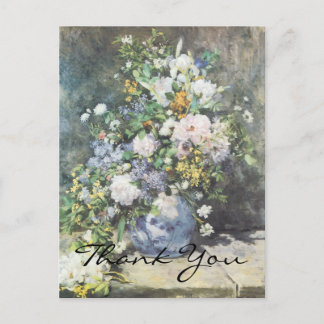 Renoir's Spring Bouquet Postcard
