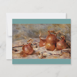 Renoir's Still Life with Onions (1881) Invitation
