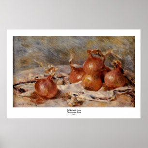 Renoir's Still Life with Onions (1881) Poster