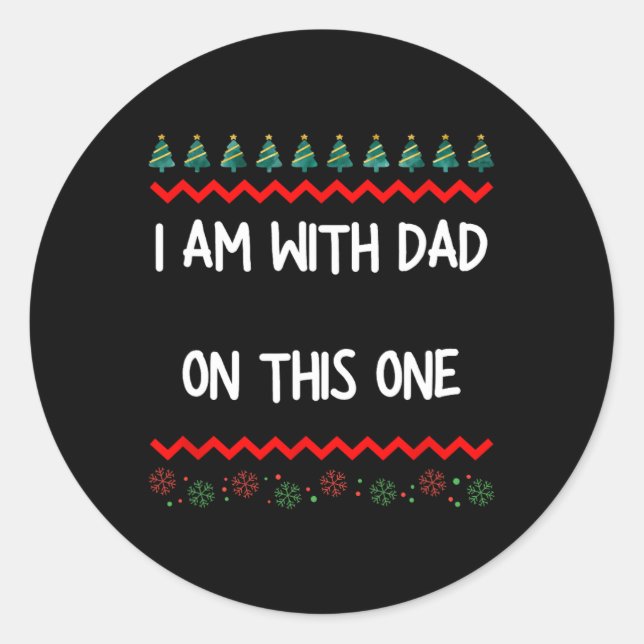 Renolve Uni-adults Christmas  Classic Round Sticker (Front)