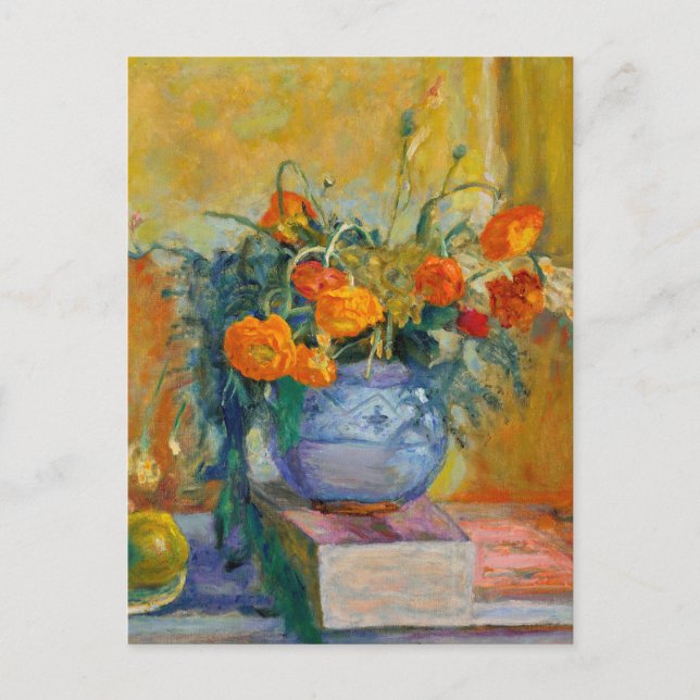 Renoncules au Vase Bleu | Pierre Bonnard Postcard (Front)