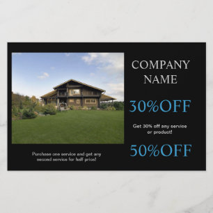 Renovation Carpentry Construction landscaping Flyer