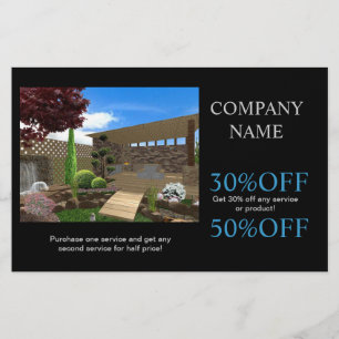 Renovation Carpentry Construction landscaping Flyer