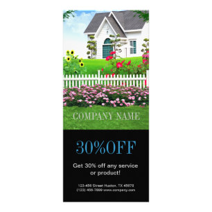 Renovation Carpentry Construction landscaping Rack Card