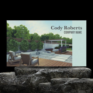 Renovation Construction landscaper landscaping  Business Card