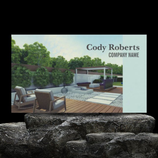 Renovation Construction landscaper landscaping  Business Card (Renovation Construction landscaper landscaping Business Card)