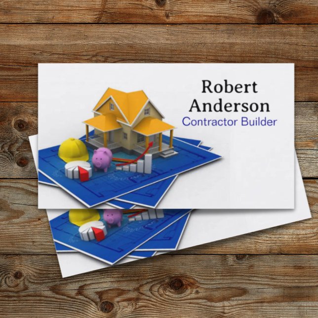 Renovation Home Remodeling Contractor Construction Business Card (Renovation Home Remodeling Contractor Construction Business Card)