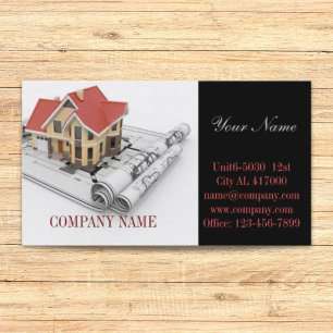 Renovation Home Remodeling Contractor Construction Business Card