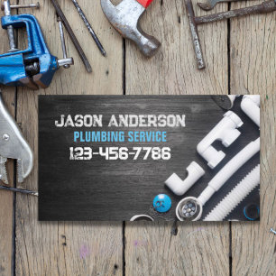 Renovation Pipe Handyman Pluming Service  Plumber Business Card