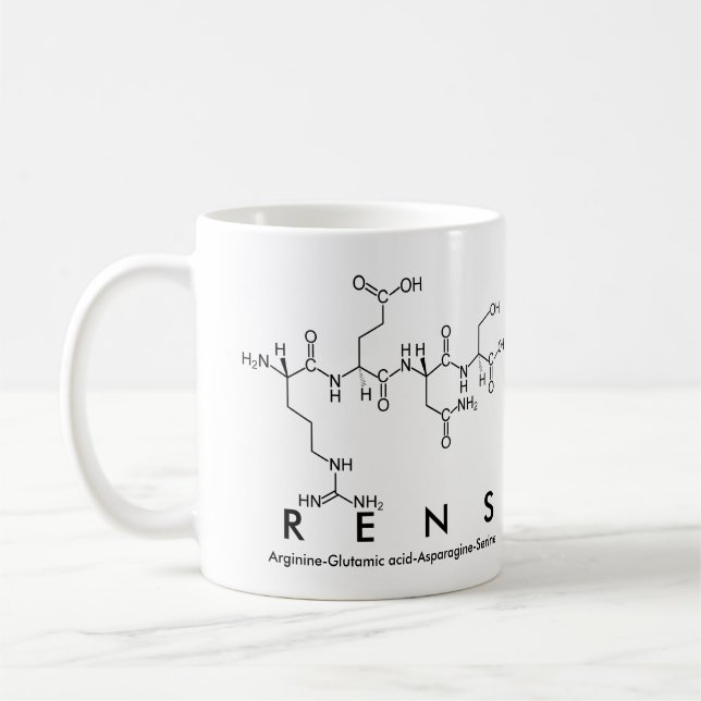 Rens peptide name mug (Left)